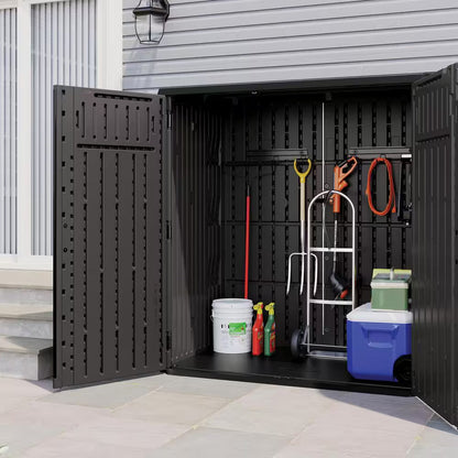 70.5 In. X 44.25 In. X 77.5 In. Extra Large Plastic Vertical Shed