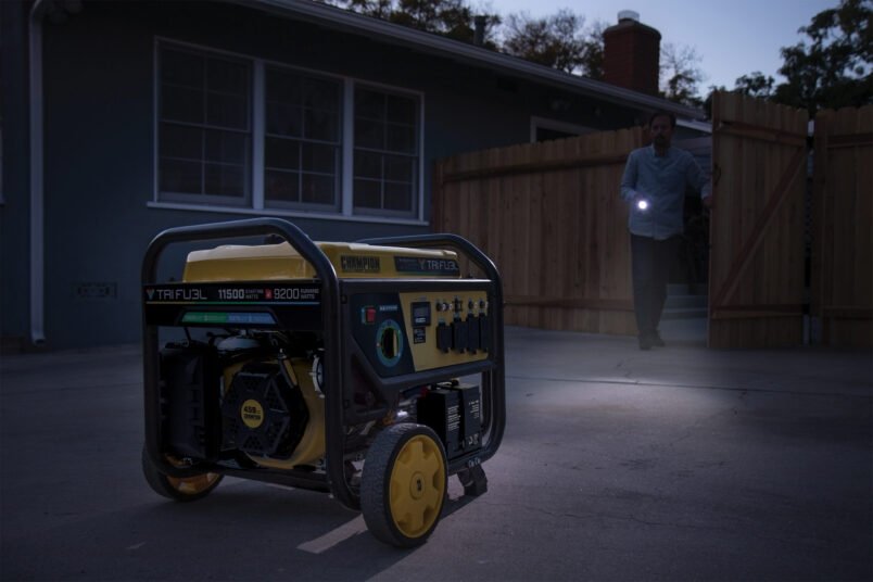 Champion 11,500/9,200-Watt Tri-Fuel Home Backup Portable Generator