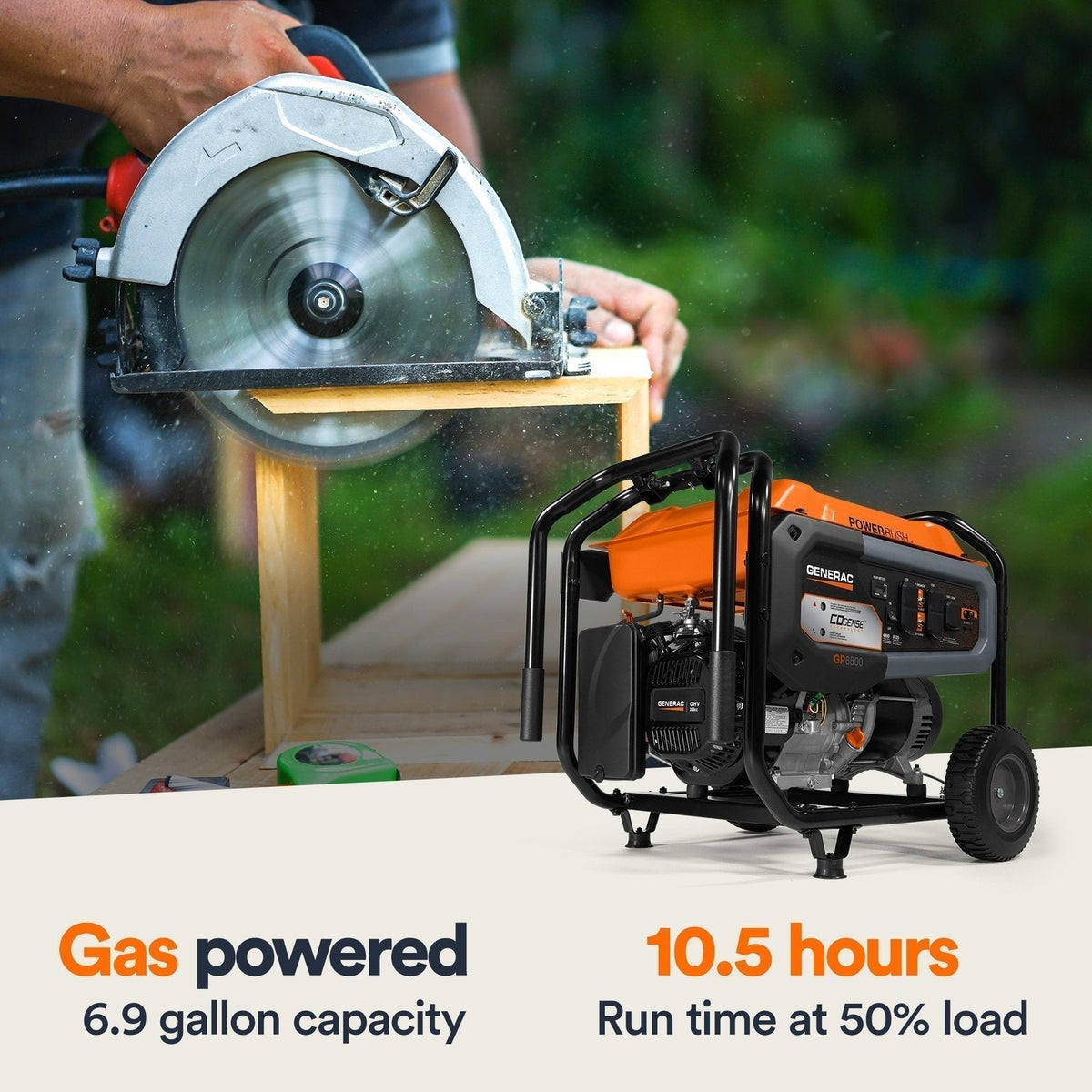 Generac 8125/6500 Watt Portable Generator