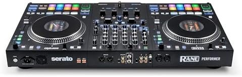 Rane PERFORMER 4-Channel Motorized DJ Controller, 7″ Platters with Displays, Precision Feel Faders, Stem Split, Advanced FX, Serato DJ Pro Included