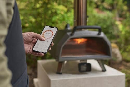 Ooni Karu 2 Pro Multi-Fuel Pizza Oven – Wood and Gas Outdoor Pizza Oven with Pizza Stone & Integrated Thermometer, Pizza Oven Outdoor, Dual Fuel 16 Inch Pizza Maker, Outdoor Cooking Grill