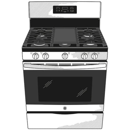 GE 30″ Freestanding Gas Range