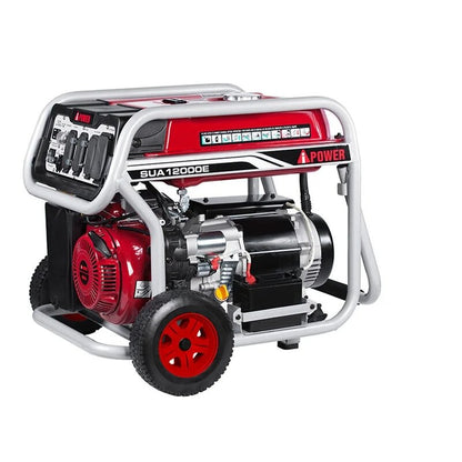 A-iPower 12000 Watt Portable Gas Powered Generator with Electric Start and Wheel Kit
