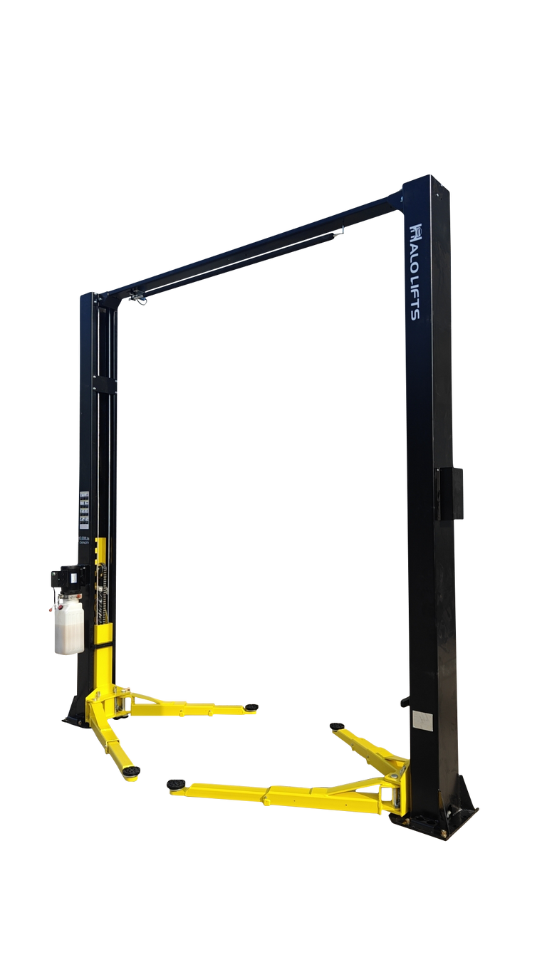 Halo Lifts Clear Floor 2 Post Car Lift